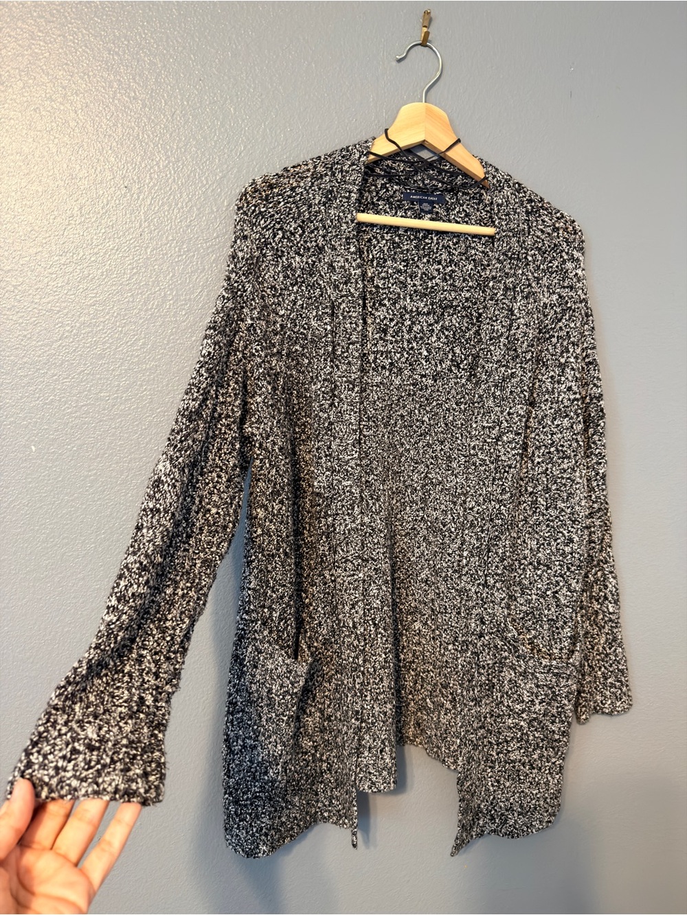 American Eagle Outfitters Marled Open Cardigan Oversized Small to Large